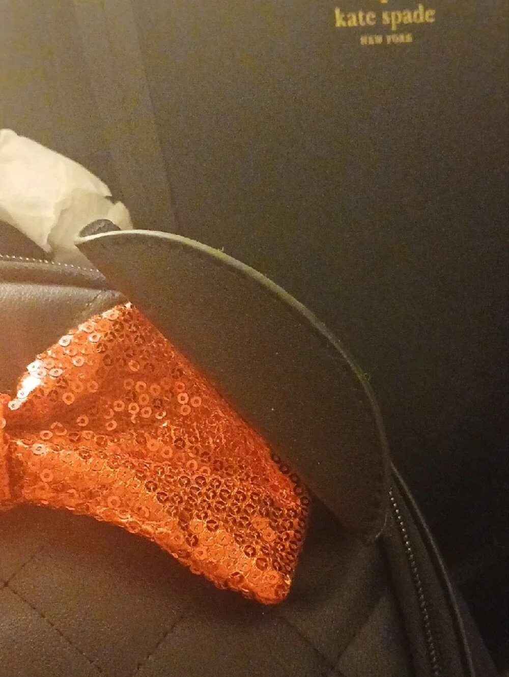 Minnie Ear Backpack with Red Sequin Bow NWT